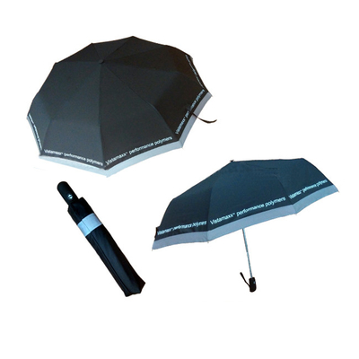 SGS im Freien faltender Regen-tragbare Regenschirm des Rohseide-Auto-offene 3