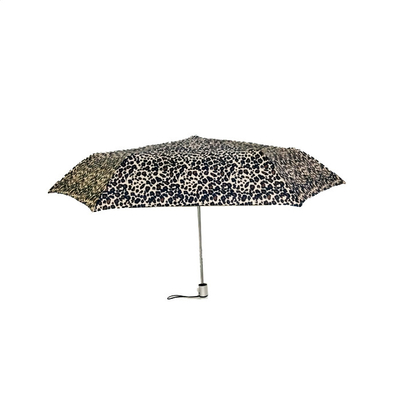 Leopard druckte Anti- UV-Mini Windproof Pocket Umbrella
