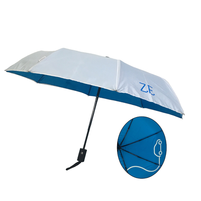 Offene nahe Selbstrohseide 190T zwei Schicht-Förderungs-Regenschirm