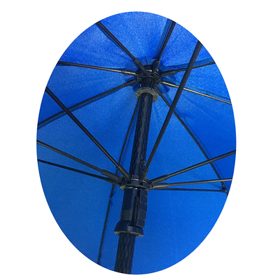 Manuelle offene Fiberglas-Wellen-Rohseide-kleiner Golf-Regenschirm