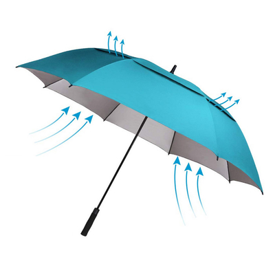 Persönlichkeits-Sublimations-Golf-Regenschirm kundenspezifischer Logo Prints Promotional