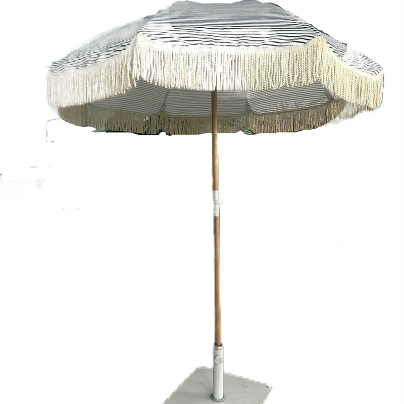 Gewebe UV Strandschirm Sonnenschutz 210T Oxford Stoff mit Silberbeschichtung akzeptables Logo