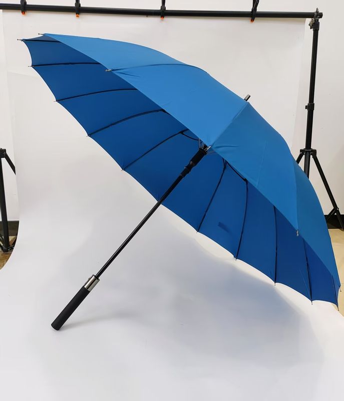29 Zoll langlebiger und stilvoller Kompakter Golfschirm Pongee Stoff und Glasfaserrahmen, Farbpersonalisierung
