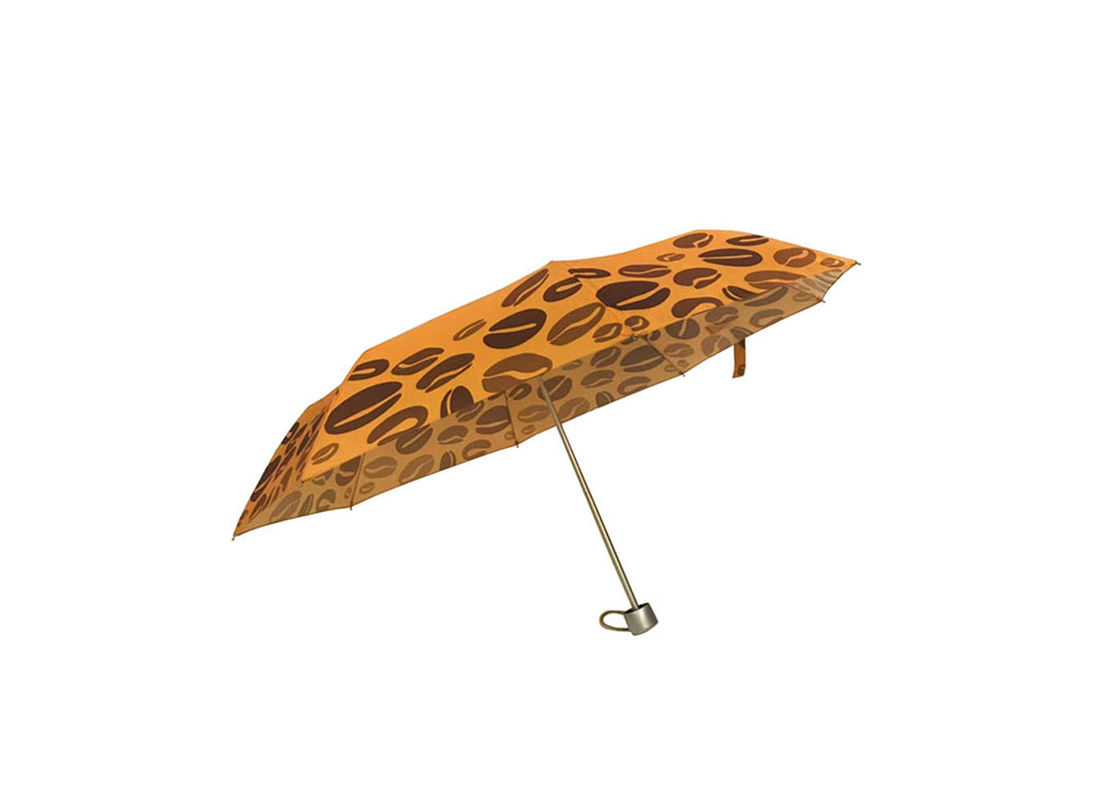 Starker Minidrei Falten-Regenschirm, zusammenklappbarer Golf-Regenschirm kundengebundener Entwurf