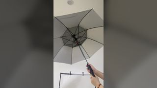 Gerader Regenschirm mit 8 Rippen